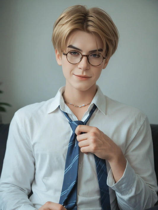 S2218—7.1in Dildo Chinese Femboy life size Male Sex Doll Electric Penis - SY Doll-160cm/5ft2-45.5kg