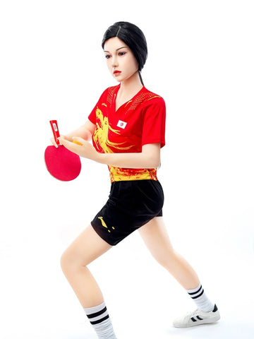 S399-158cm/5ft2-33kg D Cup Lifelike Silicone Head Chinese Sex Doll | SY Doll