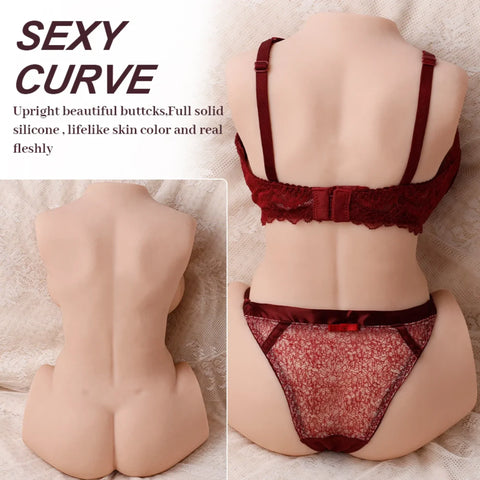 H246-BBW Big Boobs Realistic Torso Sex Doll Male Masturbator Adult Toy|xingse-16.09lb