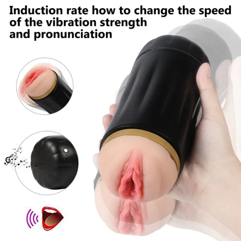 M215-vibrating pocket pussy Male Masturbator|Xingse
