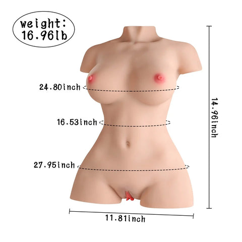 H223-Half Body Sex Doll Torso|xingse-17lb/43cm