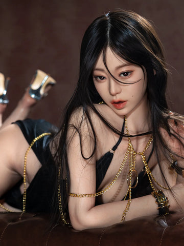 S520- 165cm(5ft4)-35kg B Cup ROS Flat Chest Asian Celebrity life size Silicone Sex Doll丨Doll senior