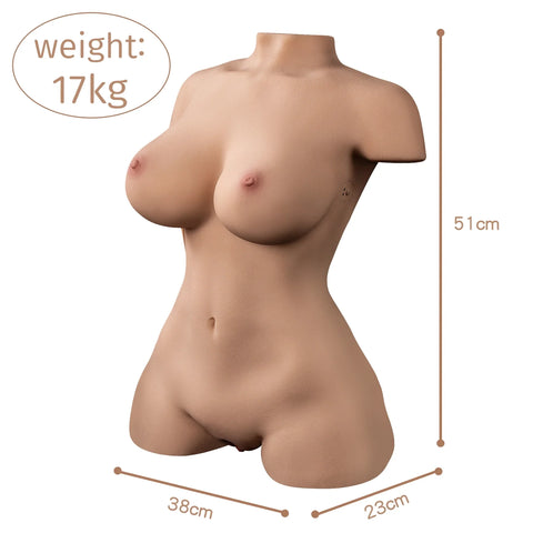 H204-Realistic Torso Masturbator For Men robotic Sex Doll |xingse-37.47lb
