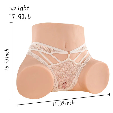 M201-Pocket Pussy Big Ass Sex Doll Torso| Xingse-(18lb)