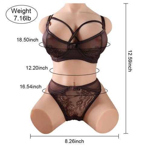 H230- Torso Male Masturbator Mini Torso Sex Toy|xingse-7.7lb