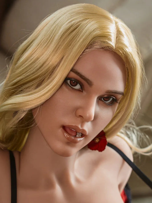 F112 ROS Silicone Sex Doll Head丨Aibei Doll Head
