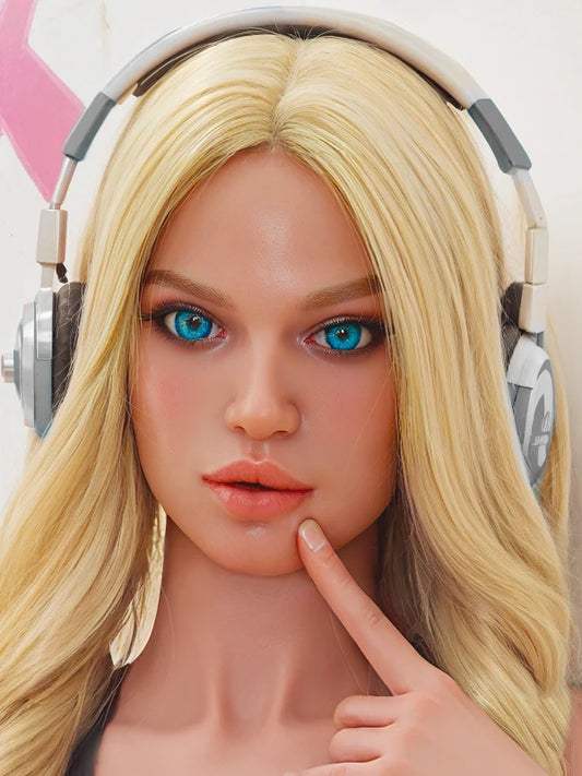 F133 Silicone Sex Doll Head丨Aibei Doll Head