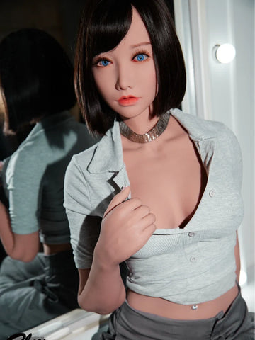 S48-158cm(5ft2)-38.5kg D Cup Fukada Asian Silicone Head Sex Doll|Climax Doll
