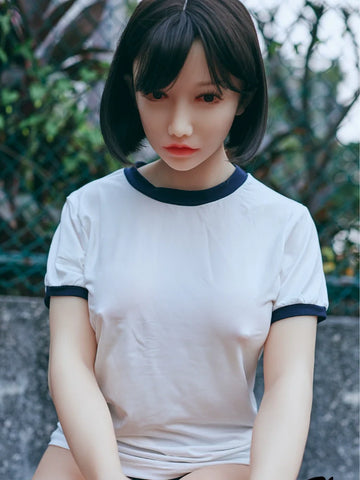 S46-158cm(5ft2)-38.5kg D Cup Fukada Asian Silicone Head Sex Doll |Climax Doll
