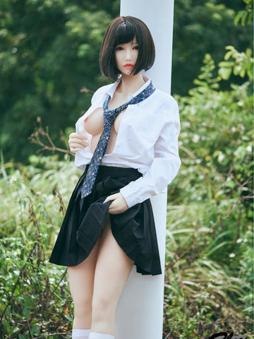 S45-158cm(5ft2)-38.5kg D Cup Fukada Asian Silicone Head Sex Doll|Climax Doll
