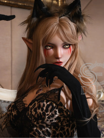 S3545-Aryana.A E Cup Silicone Anime Big Breasted AI Tiny Alien Sex Doll | SE Doll 155cm(5ft1)-23kg