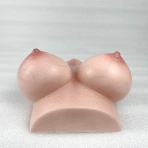 M32-Cinnamon Silicone Mammary Intercourse Sex Toy Titjob Boob Job Breast Sex Titty Fucking-3.9lb/Full Bust: 20.9inch