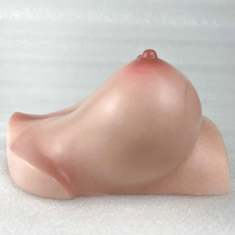 M32-Cinnamon Silicone Mammary Intercourse Sex Toy Titjob Boob Job Breast Sex Titty Fucking-3.9lb/Full Bust: 20.9inch