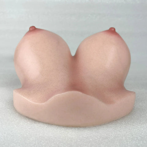 M32-Cinnamon Silicone Mammary Intercourse Sex Toy Titjob Boob Job Breast Sex Titty Fucking-3.9lb/Full Bust: 20.9inch
