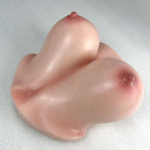 M32-Cinnamon Silicone Mammary Intercourse Sex Toy Titjob Boob Job Breast Sex Titty Fucking-3.9lb/Full Bust: 20.9inch