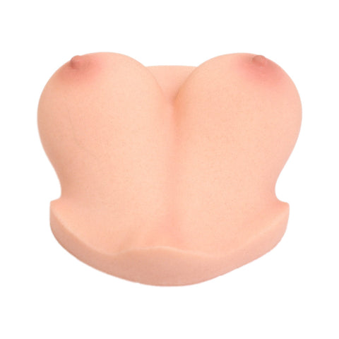 M29-Yellow Silicone Mammary Intercourse Sex Toy Titjob Boob Job Breast Sex Titty Fucking-3.9lb/Full Bust: 20.9inch