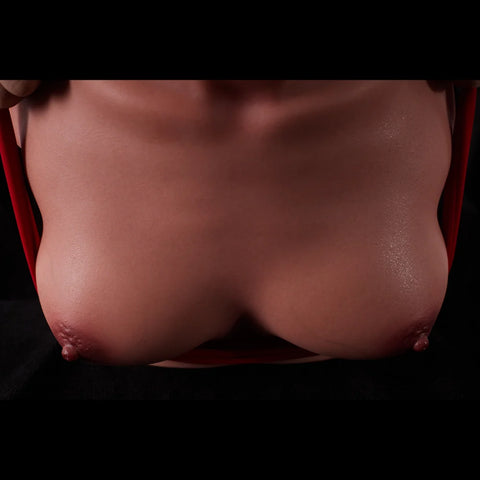 M22-Black Silicone Breast Sex Titty Fucking Mammary Intercourse Sex Toy Titjob Boob Job-7.5lb/Full Bust: 24inch