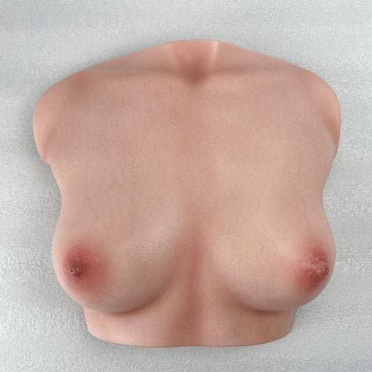 M24-Cinnamon Silicone Breast Sex Titty Fucking Mammary Intercourse Sex Toy Titjob Boob Job-7.5lb/Full Bust: 24inch