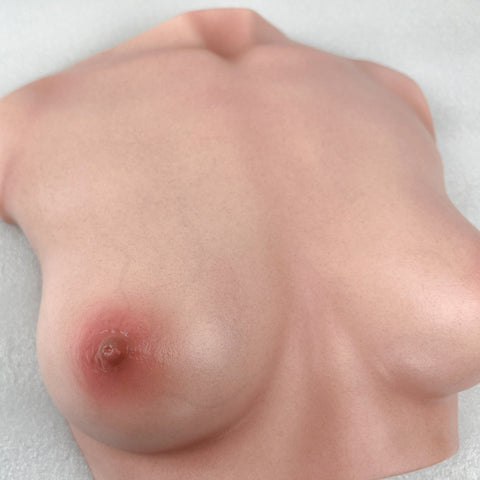 M24-Cinnamon Silicone Breast Sex Titty Fucking Mammary Intercourse Sex Toy Titjob Boob Job-7.5lb/Full Bust: 24inch