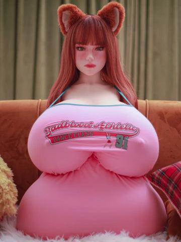 H5-Grace BBW Anime Sex Doll Torso with Huge Breast|Silicone Head Torso Pro Climax Doll| (86lb)