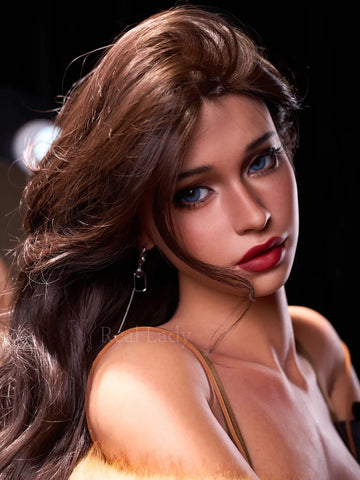 S4037-H Cup ROS MAX R12 Honey Bronze Silicone Black Sex Doll｜Real Lady 159cm(5.2ft)-33.5kg