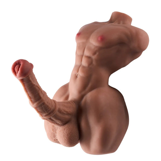 M259-Black Torso Sex Doll Ebony Male Sex Dolls Torso | MRL-9LB