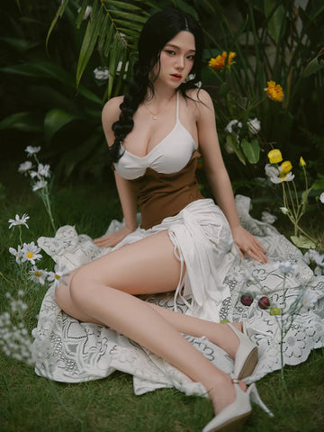 S2172-M26# ROS Movable Jaw Life size Silicone Sex Doll | SY Doll- 164cm(5.4ft) D Cup