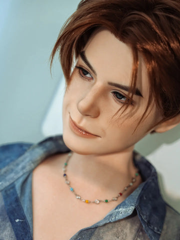 S290—Chinese Femboy Celebrity life size Male Sex Doll| SY Doll 160cm/5ft2-45.5kg 7.1in Dildo