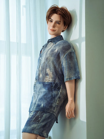 S290—Chinese Femboy Celebrity life size Male Sex Doll| SY Doll 160cm/5ft2-45.5kg 7.1in Dildo