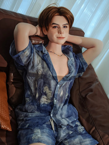 S290—Chinese Femboy Celebrity life size Male Sex Doll| SY Doll 160cm/5ft2-45.5kg 7.1in Dildo