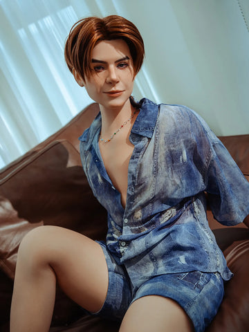 S290—Chinese Femboy Celebrity life size Male Sex Doll| SY Doll 160cm/5ft2-45.5kg 7.1in Dildo