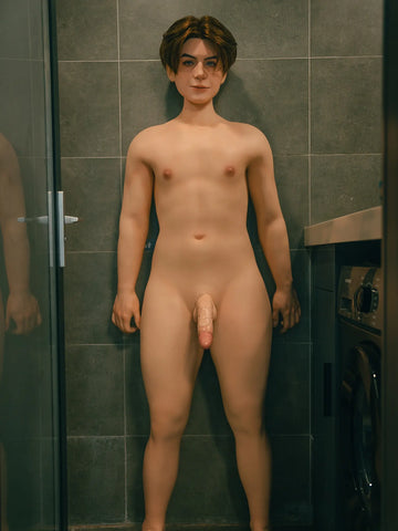 S290—Chinese Femboy Celebrity life size Male Sex Doll| SY Doll 160cm/5ft2-45.5kg 7.1in Dildo