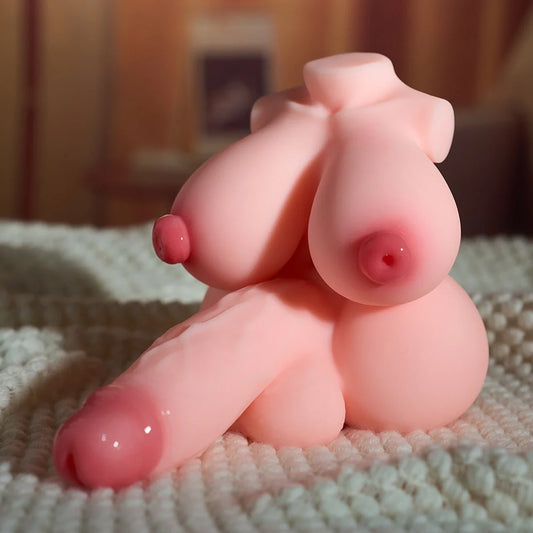 M264-Femboy Best Mini Male Sex Doll Torso Bbw Hentai Trans| MRL-2.87lb 5.5inch Dildo