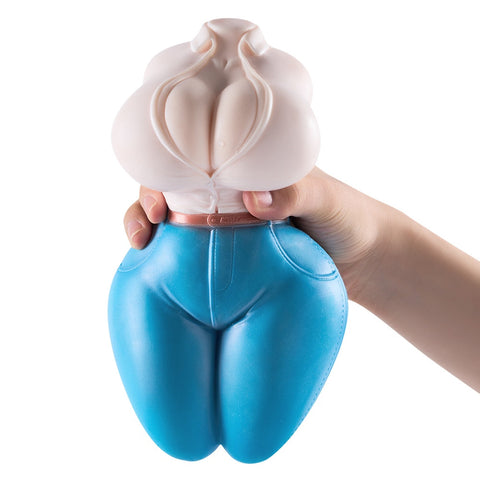 M273- Silicone Fake Pussy Cheap BBW Sex Doll Cowgirl Busty Big Ass| MRL-6.39lb