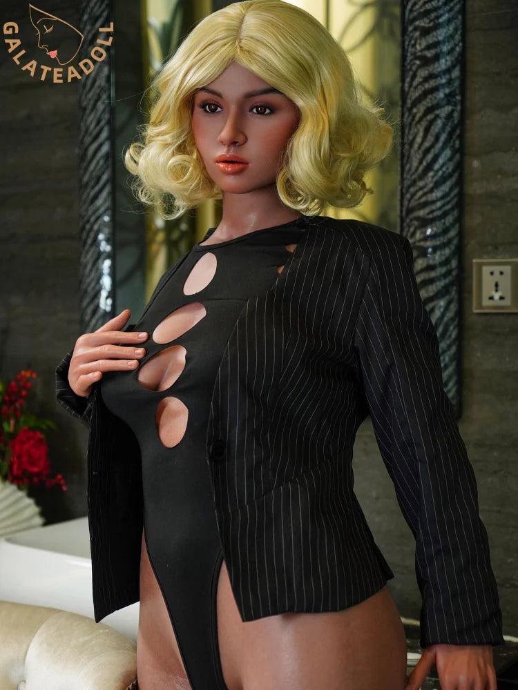 S993-Lifelike Black Silicone Sex Doll | Galatea Doll 164cm D Cup