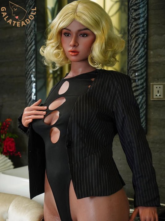 S993-Lifelike Black Silicone Sex Doll | Galatea Doll 164cm D Cup