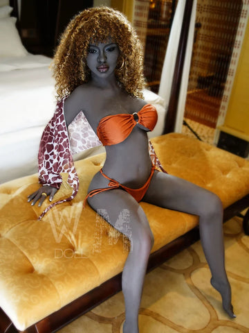 S2056-Ebony TPE Sex Doll丨WM Doll- 162cm(5.3ft)-35kg E Cup