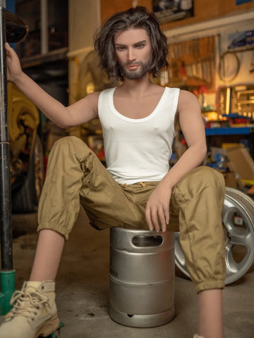 S4239-168cm(5.5ft)-37kg Realistic Male Sex Doll with Silicone Head - Rui Mei