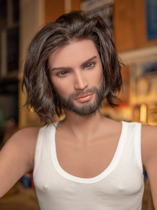 S4239-168cm(5.5ft)-37kg Realistic Male Sex Doll with Silicone Head - Rui Mei