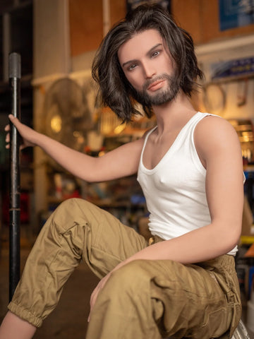 S4239-168cm(5.5ft)-37kg Realistic Male Sex Doll with Silicone Head - Rui Mei