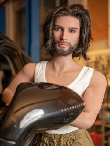 S4239-168cm(5.5ft)-37kg Realistic Male Sex Doll with Silicone Head - Rui Mei