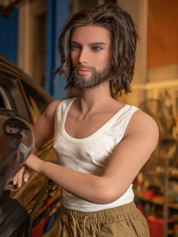 S4239-168cm(5.5ft)-37kg Realistic Male Sex Doll with Silicone Head - Rui Mei