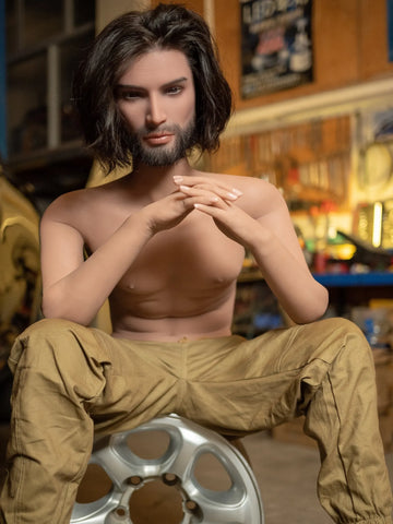 S4239-168cm(5.5ft)-37kg Realistic Male Sex Doll with Silicone Head - Rui Mei