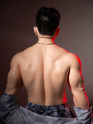 S3312-175cm/5ft9-49kg Hair transplant ROS Sex With Silicone life size Male Sex Doll | Qita doll