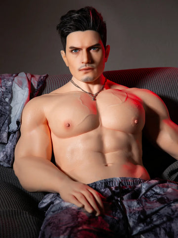 S3312-175cm/5ft9-49kg Hair transplant ROS Sex With Silicone life size Male Sex Doll | Qita doll