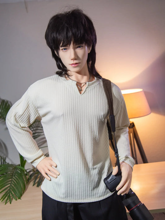 S3387-2025 New Silicone Implant Hair Young Femboy Sex Doll | Qita doll 185cm/6ft1-41kg