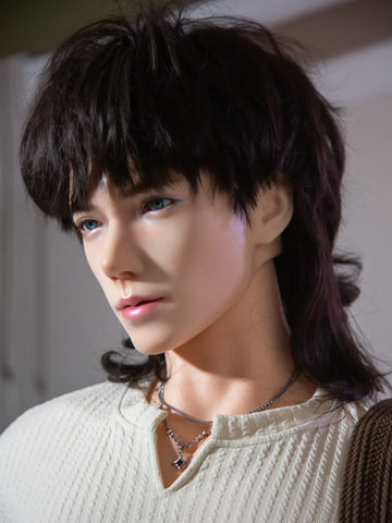 S3387-2025 New Silicone Implant Hair Young Femboy Sex Doll | Qita doll 185cm/6ft1-41kg
