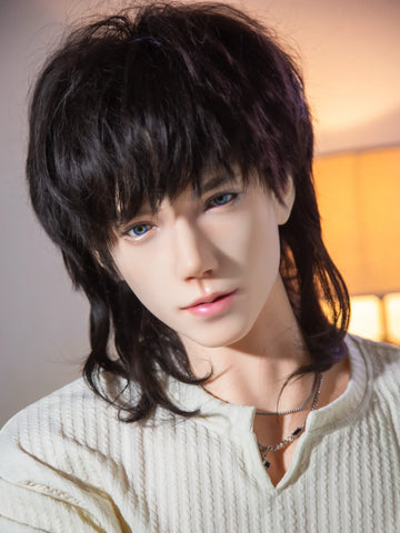 S3387-2025 New Silicone Implant Hair Young Femboy Sex Doll | Qita doll 185cm/6ft1-41kg