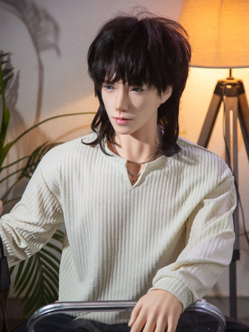 S3387-2025 New Silicone Implant Hair Young Femboy Sex Doll | Qita doll 185cm/6ft1-41kg