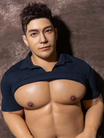 S3315-170cm/5ft7-44kg Femboy Full Size Sex With Silicone Male Sex Doll | Qita doll